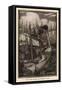 Gulliver, Blefuscudians-Arthur Rackham-Framed Stretched Canvas
