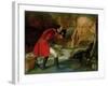 Gulliver Exhibited to the Brobdingnag Farmer-Richard Redgrave-Framed Giclee Print