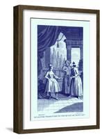 Gulliver Presented to the Queen of Babilary-William Hogarth-Framed Giclee Print