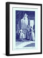 Gulliver Presented to the Queen of Babilary-William Hogarth-Framed Giclee Print