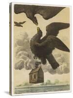 Gulliver's Little House is Carried Away by an Eagle-Coppin-Stretched Canvas