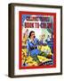 Gulliver's Travels Book To Color-Max Fleischer-Framed Art Print