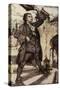 Gulliver's Travels by Johnathan Swift-Arthur Rackham-Stretched Canvas