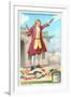 Gulliver's Travels Trade Card-null-Framed Art Print