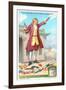 Gulliver's Travels Trade Card-null-Framed Art Print