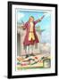 Gulliver's Travels Trade Card-null-Framed Art Print