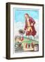 Gulliver's Travels Trade Card-null-Framed Art Print