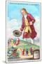 Gulliver's Travels Trade Card-null-Mounted Art Print