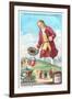 Gulliver's Travels Trade Card-null-Framed Art Print