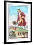 Gulliver's Travels Trade Card-null-Framed Art Print