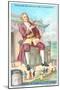Gulliver's Travels Trade Card-null-Mounted Art Print