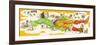 Gulliver's Travels-English School-Framed Giclee Print