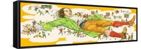 Gulliver's Travels-English School-Framed Stretched Canvas
