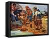 Gulliver 's Travels-Stephen Baghot de la Bere-Framed Stretched Canvas