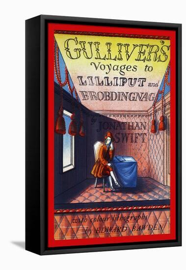 Gulliver's Voyages To Lilliput And Brobdinag-Edward Bawden-Framed Stretched Canvas