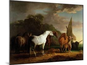Gulliver Taking His Final Leave of the Land of the Houyhnhnms, c.1769-Sawrey Gilpin-Mounted Giclee Print