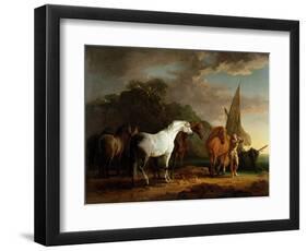 Gulliver Taking His Final Leave of the Land of the Houyhnhnms, c.1769-Sawrey Gilpin-Framed Giclee Print