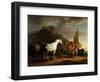 Gulliver Taking His Final Leave of the Land of the Houyhnhnms, c.1769-Sawrey Gilpin-Framed Premium Giclee Print