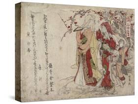 Gulls, 1794 or 1806-Teisai Hokuba-Stretched Canvas