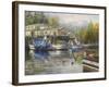 Gulls at the Marina-Nicky Boehme-Framed Giclee Print