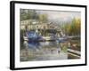 Gulls at the Marina-Nicky Boehme-Framed Giclee Print