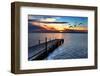 Gulls Fly over the Sea-kesipun-Framed Photographic Print