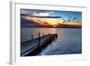 Gulls Fly over the Sea-kesipun-Framed Photographic Print