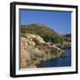 Gulls on Rocks Along the Coastline, in the Acadia National Park, Maine, New England, USA-Roy Rainford-Framed Premium Photographic Print