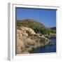 Gulls on Rocks Along the Coastline, in the Acadia National Park, Maine, New England, USA-Roy Rainford-Framed Premium Photographic Print