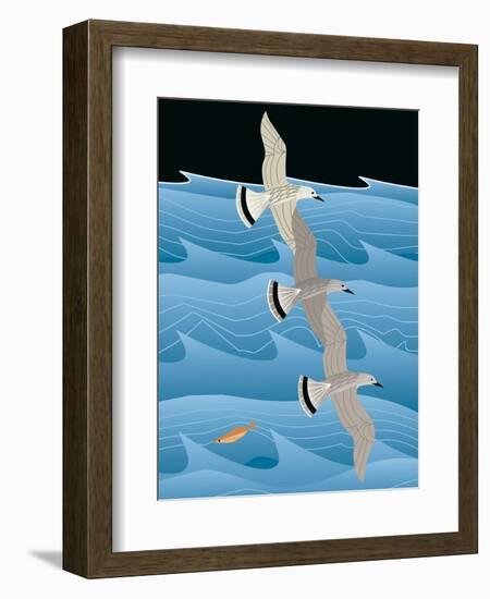Gulls-Marie Sansone-Framed Giclee Print