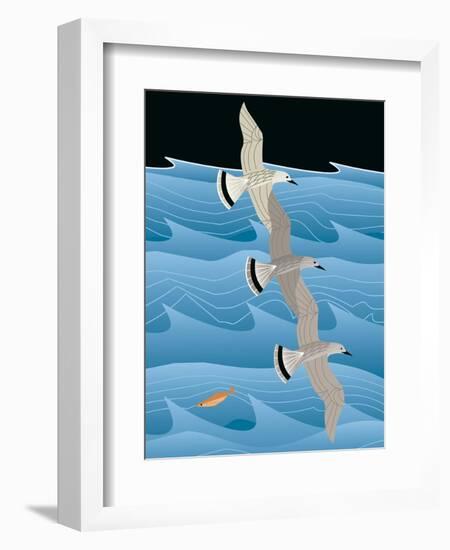 Gulls-Marie Sansone-Framed Giclee Print