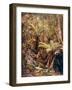 Gully in the Tasmanian Jungle-Charles E Gordon Frazer-Framed Art Print