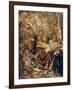 Gully in the Tasmanian Jungle-Charles E Gordon Frazer-Framed Art Print