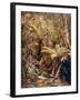 Gully in the Tasmanian Jungle-Charles E Gordon Frazer-Framed Art Print