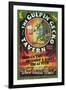 Gulpin' Gecko Tavern - Hawaii-Lantern Press-Framed Art Print