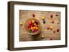 Gum Balls in a Mason Jar-Alastair Macpherson-Framed Photographic Print