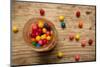 Gum Balls in a Mason Jar-Alastair Macpherson-Mounted Photographic Print