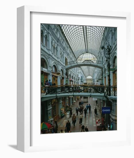 GUM Department Store in Moscow, Russia-null-Framed Art Print