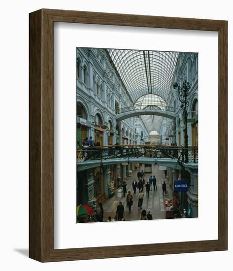 GUM Department Store in Moscow, Russia-null-Framed Art Print