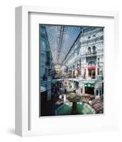 GUM Department Store in Moscow, Russia-null-Framed Art Print