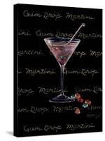 Gum Drop Martini-Janet Kruskamp-Stretched Canvas