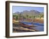 Gum Trees in a Billabong, Flinders Range National Park, South Australia, Australia-Robert Francis-Framed Photographic Print