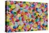 Gummie Drops Collage 1-Megan Aroon Duncanson-Stretched Canvas