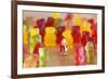 Gummy Bear Invasion. Harmful/ Junk Food Concept-Kirill_M-Framed Photographic Print