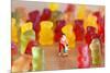 Gummy Bear Invasion. Harmful/ Junk Food Concept-Kirill_M-Mounted Photographic Print