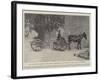 Gun and Gun-Carriage, with Mule, Presented by the Queen to the Sultan of Morocco-null-Framed Giclee Print