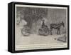 Gun and Gun-Carriage, with Mule, Presented by the Queen to the Sultan of Morocco-null-Framed Stretched Canvas