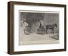 Gun and Gun-Carriage, with Mule, Presented by the Queen to the Sultan of Morocco-null-Framed Premium Giclee Print