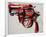 Gun, c.1981-82 (black and red on white)-Andy Warhol-Framed Giclee Print