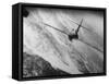 Gun Camera Photo of a Mig-15 Being Attacked by a USAF Fighter During the Korean War, 1950-53-null-Framed Stretched Canvas